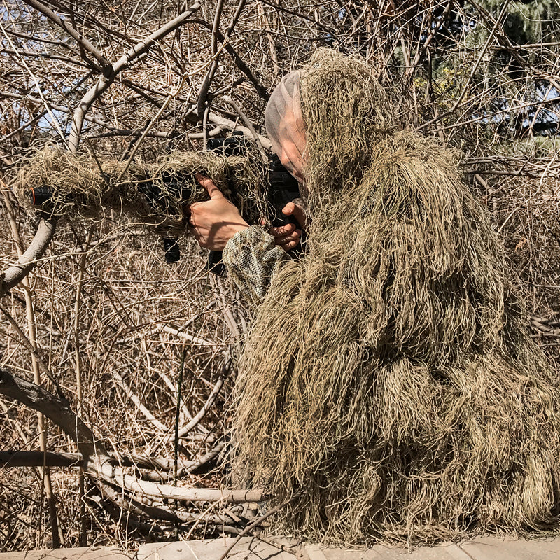 3D Withered Grass Ghillie Suit