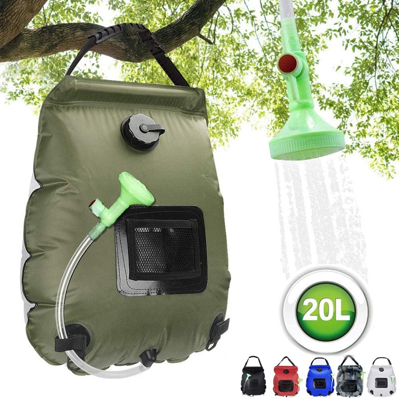 Outdoor Camping Hiking Solar Shower Bag