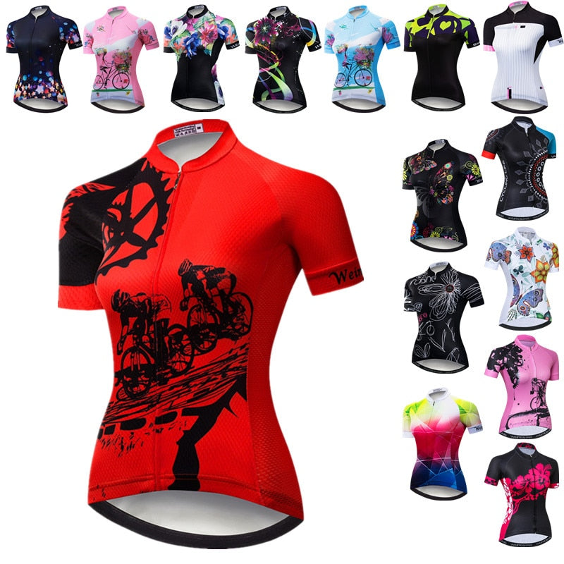 Summer Red Cycling Jersey