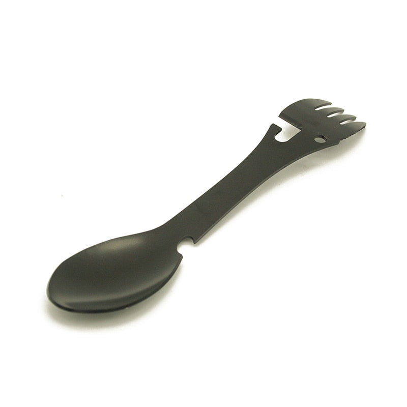 Multi-function Stainless Steel Cutlery 2 in 1 Spoon