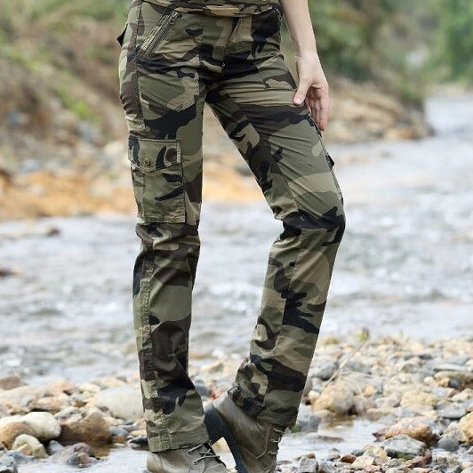 Autumn Pattern Army Styles Women Pants