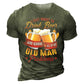 Beer Print Men's T-shirts
