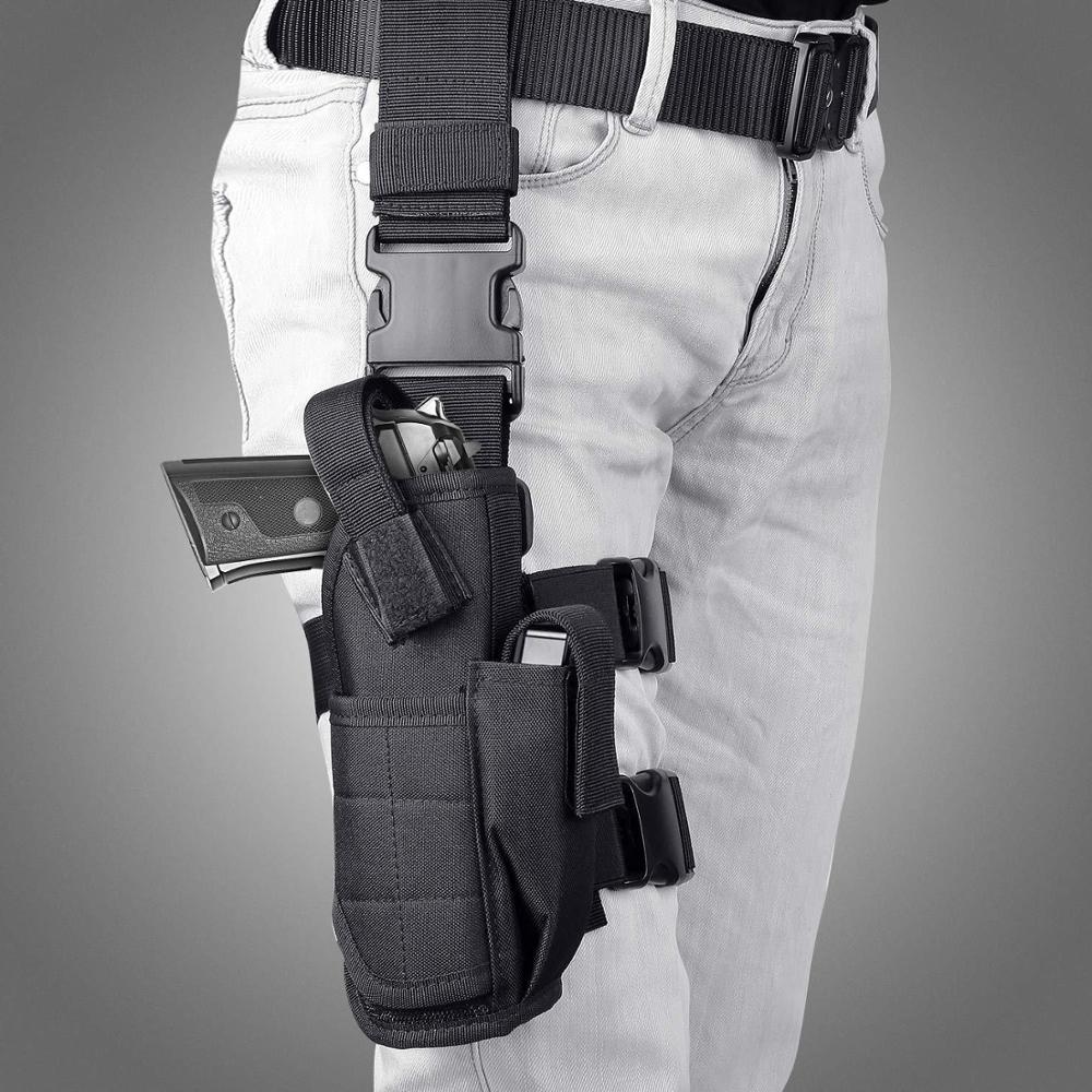 Tactical Chest Rig Bag Radio Harness Front Pouch Holster