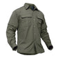 Men's Military Quick Dry Light weight Army Shirt - Summer Removable- Long Sleeve Shirt